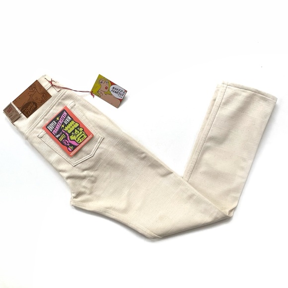 Naked & Famous Weird Guy Undyed Frankenstein Denim Jeans - Picture 3 of 6